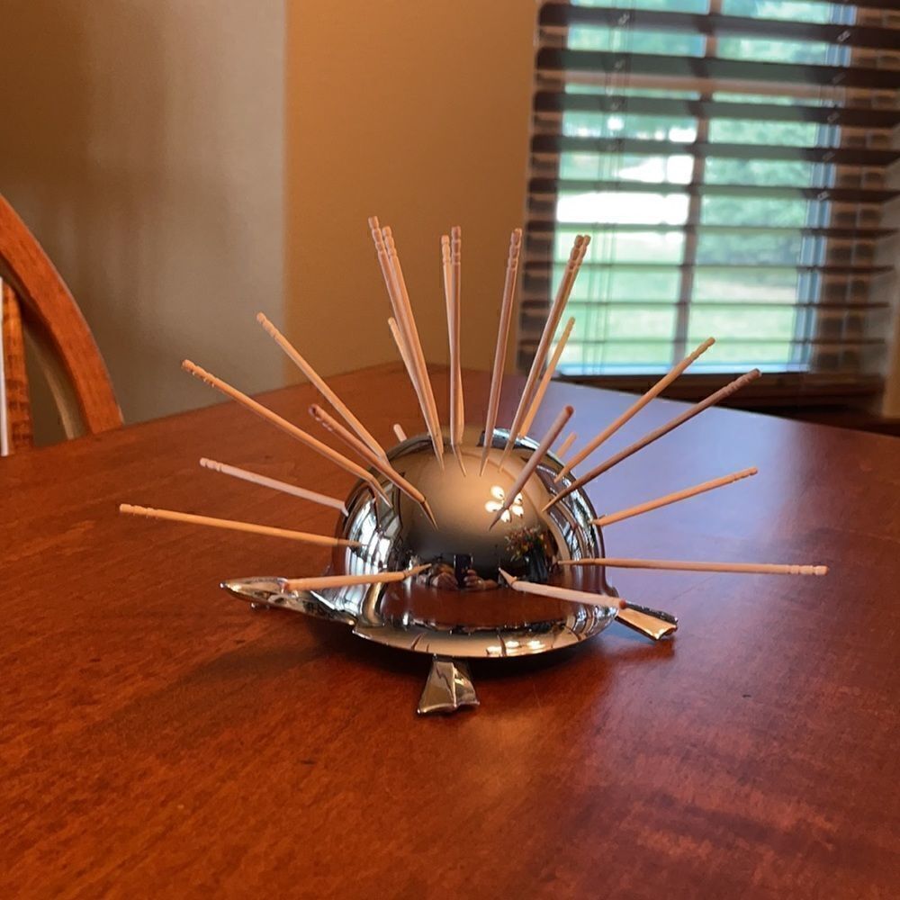 Mid-Century Irvinware Mock Turtle Toothpick Holder